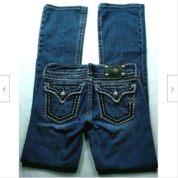 Miss Me Denim - Miss Me Women Boot Cut Jeans 27 JP5014 Rhinestones